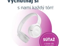 Súťaž o štýlové biele slúchadlá JBL