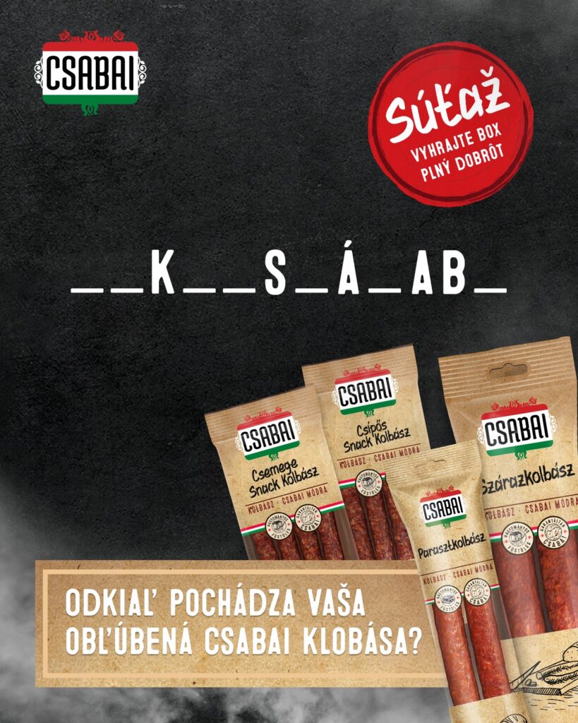 Vyhrajte darčekový box od Csabai