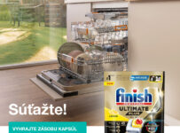 Vyhrajte zásobu kapsúl Finish Ultra Plus do umývačky riadu