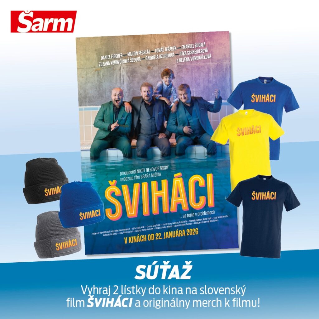 Súťaž o 2x 2 lístky do kina a 2x tričko filmu Šviháci